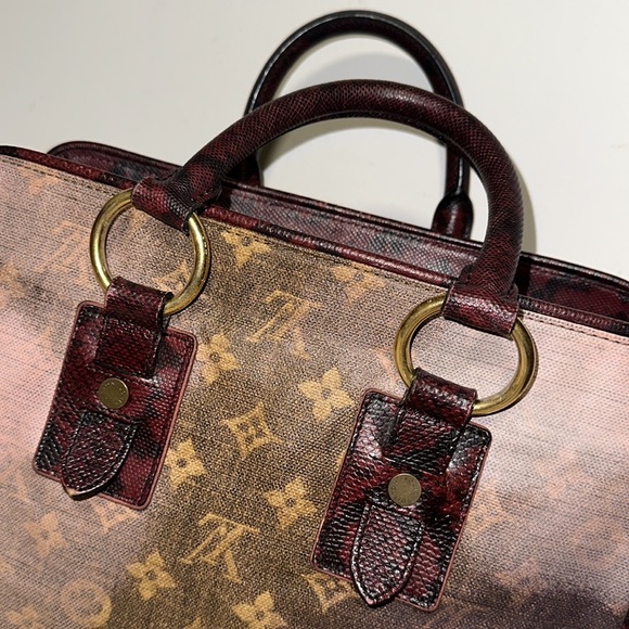 Louis Vuitton Richard Prince Graduate Jokes Bag Boston satchel tote - Picture 4 of 15